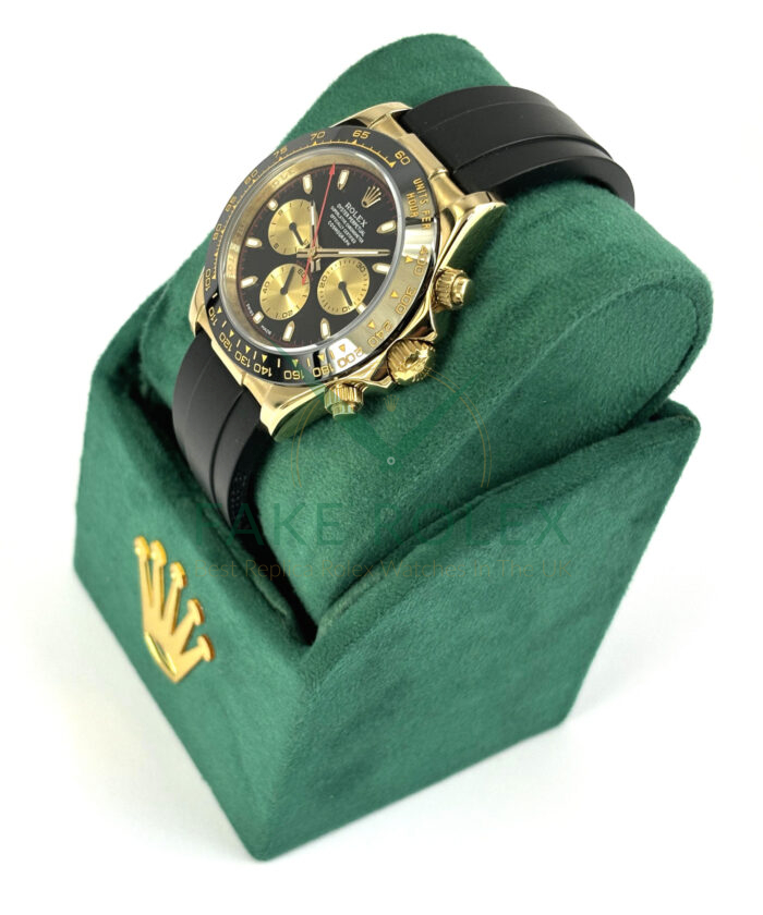 Fake Rolex Daytona Rubber Gold Eye Left