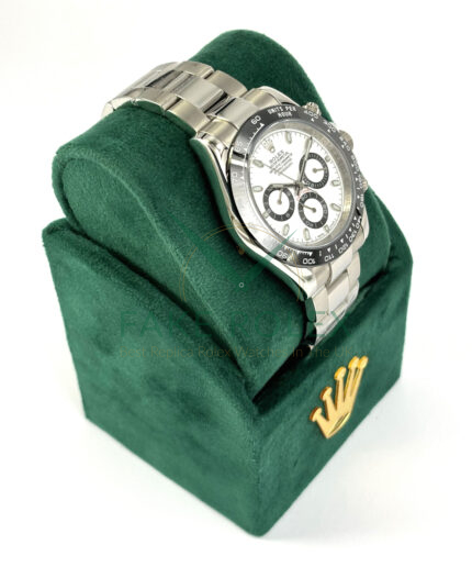 Fake Rolex Daytona Ceramic White Panda Right Perspecive