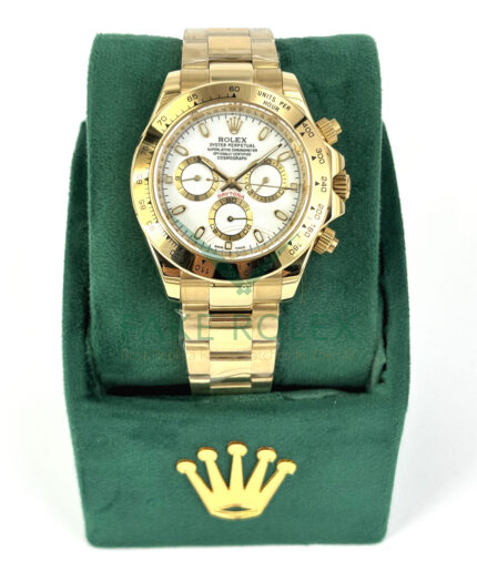 Fake Rolex Daytona Gold White