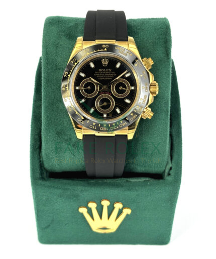 Fake Rolex Daytona Rubber Gold Black