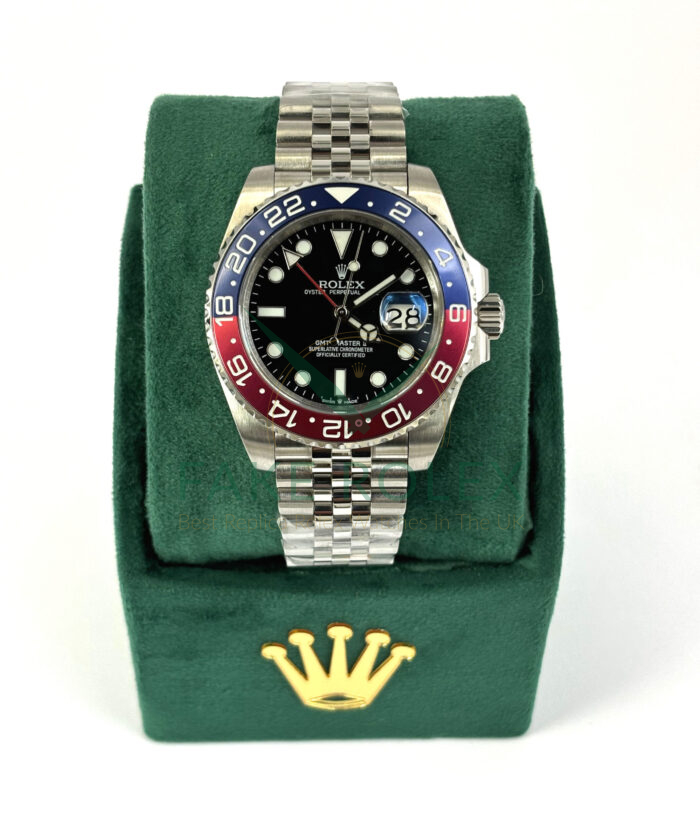 Fake Rolex Gmt Jubilee Red Blue