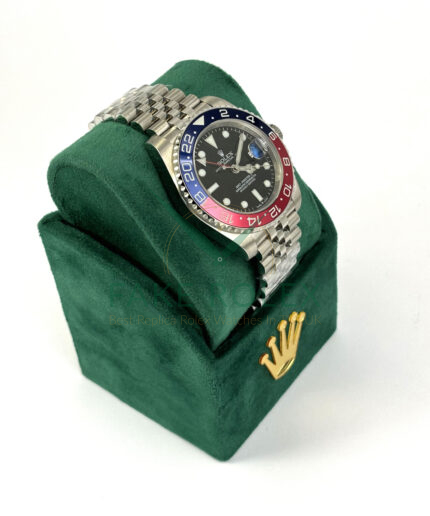 Fake Rolex Gmt Jubilee Red Blue Right