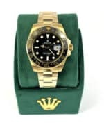 Fake Rolex Gmt Oyster Gold Black