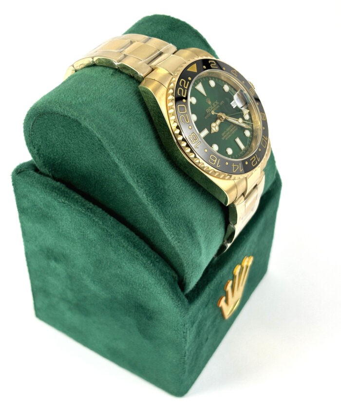 Fake Rolex Gmt Oyster Gold Green Right