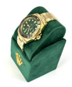 Fake Rolex Gmt Oyster Gold Green Lest side