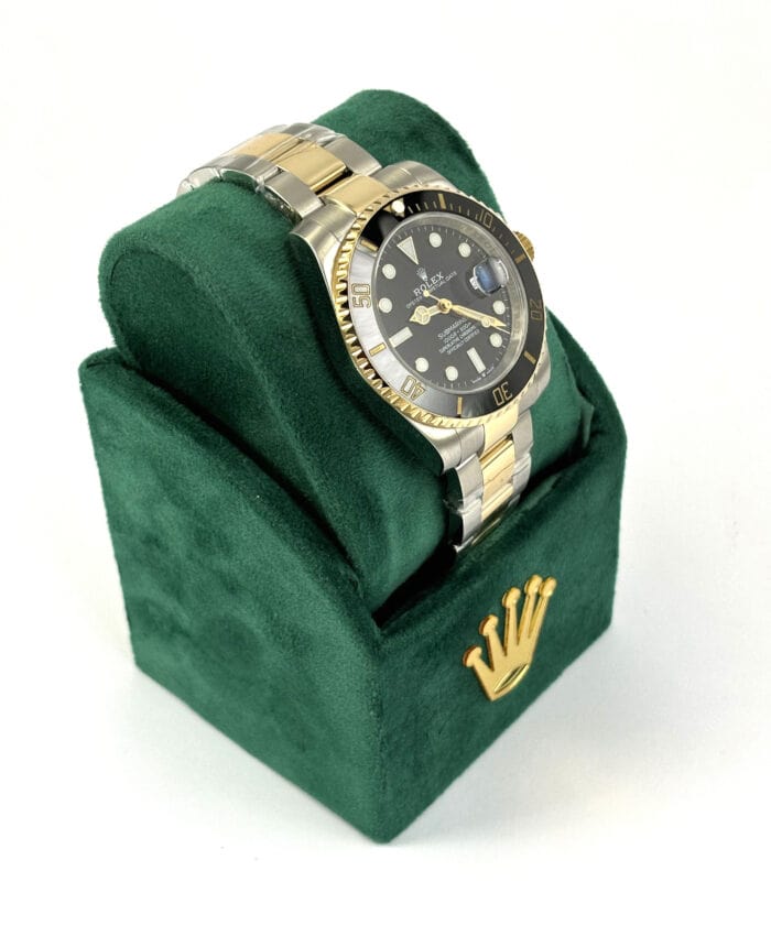 Fake Rolex Submariner Two Tone Black Right