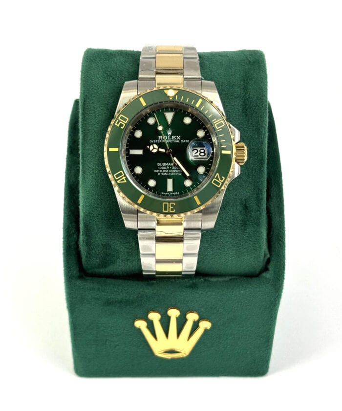 Fake Rolex Submariner Two Tone Green