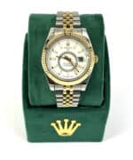 Fake Rolex Sky-Dweller Jubilee Bicolor White